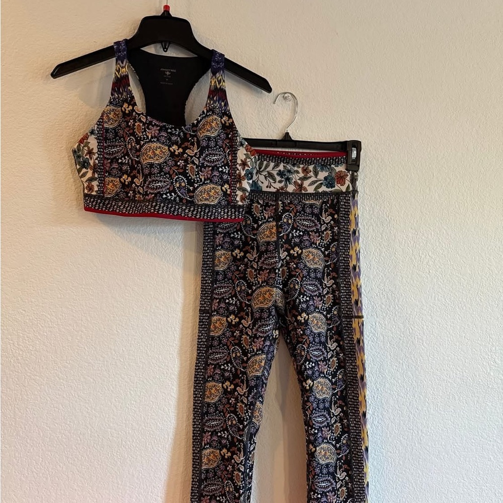 NWT Johnny Was Multicolor Activewear Set